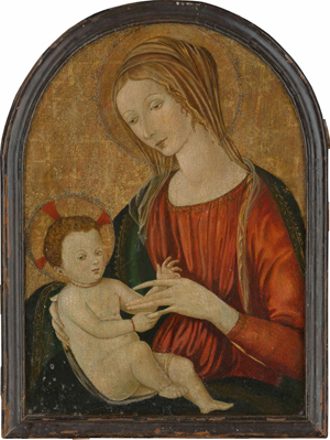 Los 6001 - Neroccio di Bartholomeo di Benedetto de’ Landi - Umkreis - Madonna mit Kind - 1 - thumb