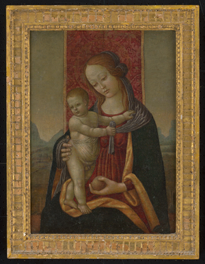 Los 6003 - Sellaio, Arcangelo di Jacopo del - zugeschrieben - Madonna mit Kind und Apfel - 1 - thumb