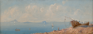 Lot 6083, Auction  118, Carelli, G., Der Golf von Sorrent, im Hintergrund der Vesuv