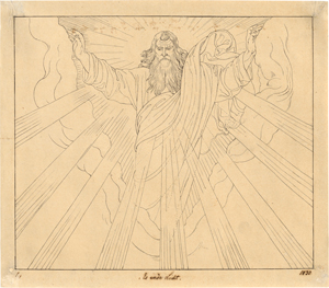 Lot 6305, Auction  118, Schnorr von Carolsfeld, Julius, "Es werde Licht": Der erste Schöpfungstag