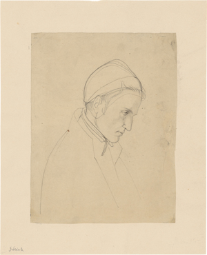 Lot 6367, Auction  118, Steinle, Edward Jakob von, Bildnis eines jungen Mannes im Profil 