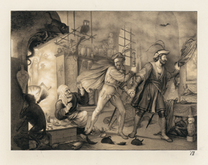 Lot 6405, Auction  118, Nauwerk, Ludwig Gottlieb Carl, Darstellungen zu Goethe's Faust