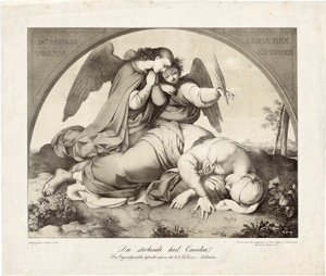 Lot 6415, Auction  118, Scheffer von Leonhardshoff, Johann Evangelist, Die sterbende heil: Caecilia