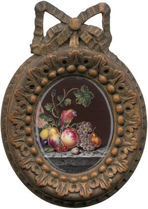 Los 6461 - Deutsch - frühes 18. Jahrhundert. Emaille Miniatur Paar: Stillleben mit Früchten und Vögeln  - 1 - thumb