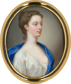 Los 6462 - Zincke, Christian Friedrich - Portrait Miniatur der Isabella Duchess of Manchester im Halbprofil - 0 - thumb