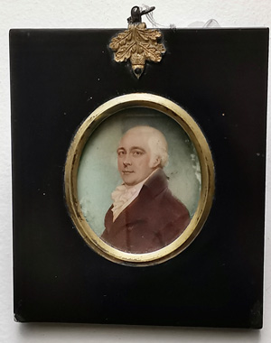 Los 6477 - Roche, Sampson Towgood - Miniatur Portrait eines Mannes in kastanienbrauner Jacke, plus 4 Beigaben - 0 - thumb