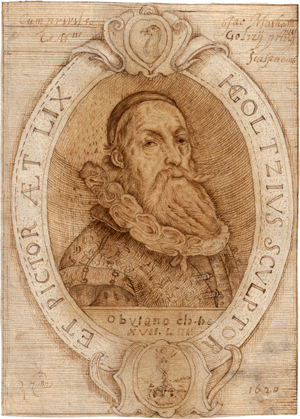Lot 6609, Auction  118, Matham, Jacob - nach, Porträt von Hendrik Goltzius
