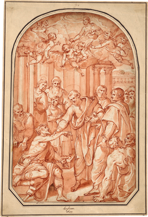 Lot 6656, Auction  118, Cigoli, Ludovico - nach, Petrus und Johannes heilen den Lahmen