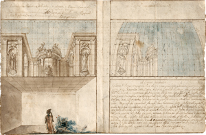 Lot 6683, Auction  118, Carapecchia, Romano, Barocke Scheinarchitekturen mit Anleitung zur perspektivischen Konstruktion einer Gewölbemalerei