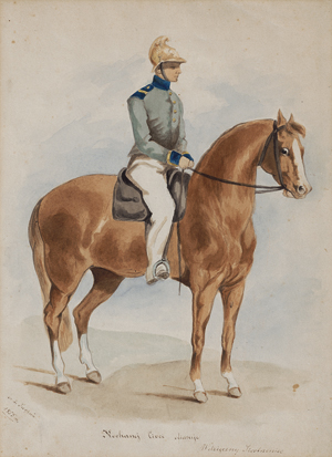 Lot 6747, Auction  118, Brandt, Józef, Ein Soldat zu Pferd