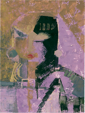 Lot 7015, Auction  118, Beauregard, Mario, Frauenbildnis; Abstrakte Komposition