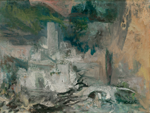 Lot 7126, Auction  118, Luckner, Heinrich Graf von, Ruine im Gebirge