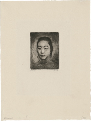 Lot 7160, Auction  118, Orlik, Emil, Porträt einer Chinesin