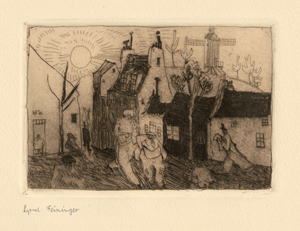 Lot 8027, Auction  118, Feininger, Lyonel, Die Arbeiter (The Workmen)
