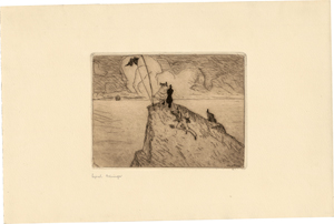 Los 8028 - Feininger, Lyonel - Ohne Titel (Figures on a Cliff) - 1 - thumb