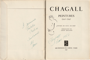 Lot 8107, Auction  118, Chagall, Marc, Peintures 1942-1945