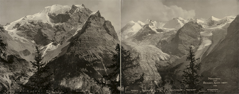Lot 4002, Auction  118, Alpine Views, Panoramic view of Weissen Knott