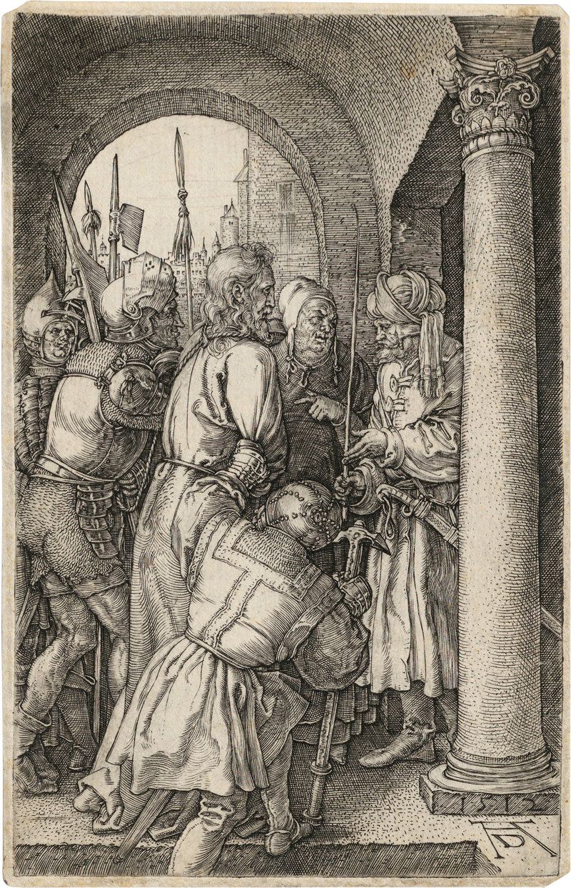 Lot 5065, Auction  118, Dürer, Albrecht, Christus vor Pilatus