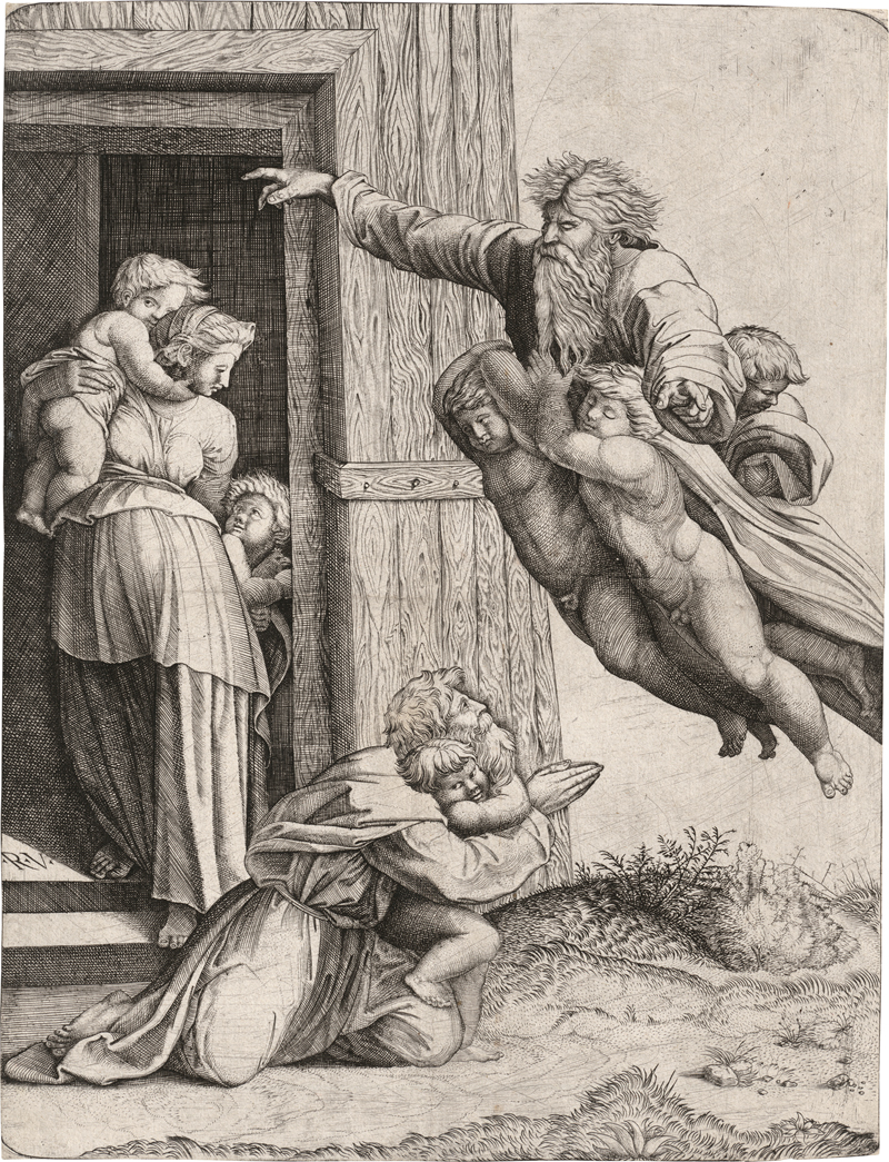 Lot 5101, Auction  118, Italienisch, um 1540. Gottvater erscheint Noah