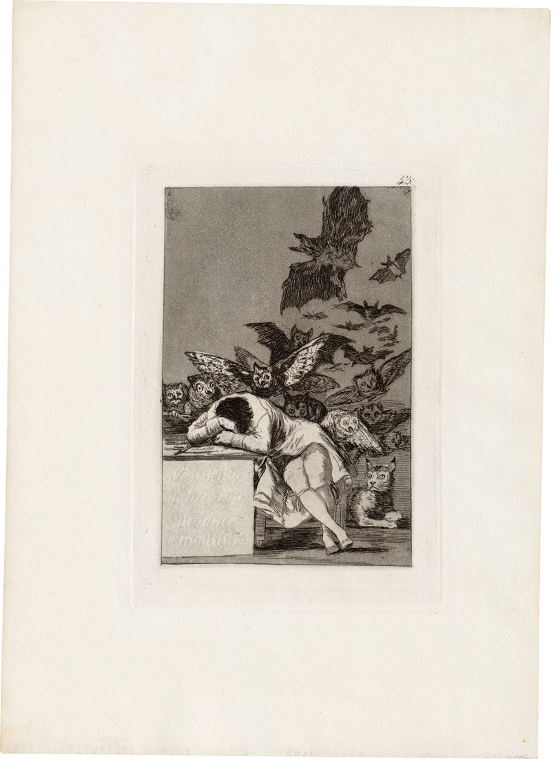 Lot 5238, Auction  118, Goya, Francisco de, El Sueno de la Razon produce Monstruos