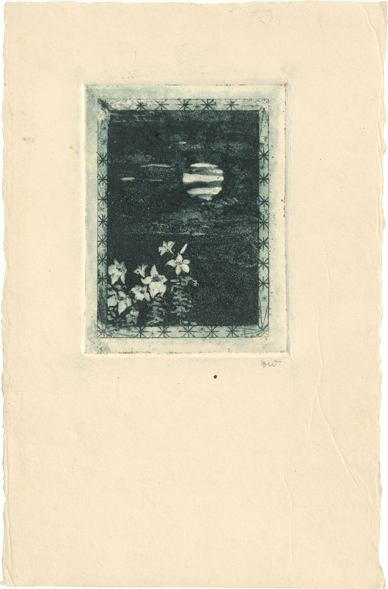 Lot 5390, Auction  118, Wöhler, Hermann, Lilien im Sternenlicht; Lilien im Mondlicht