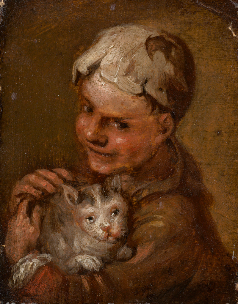 Lot 6029, Auction  118, Diepraam, Abraham - zugeschrieben, Bauernjunge mit Katze