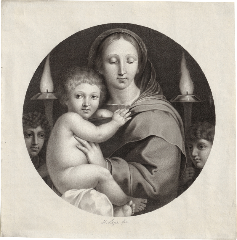 Lot 6322, Auction  118, Lips, Johann Heinrich, Madonna mit Kind