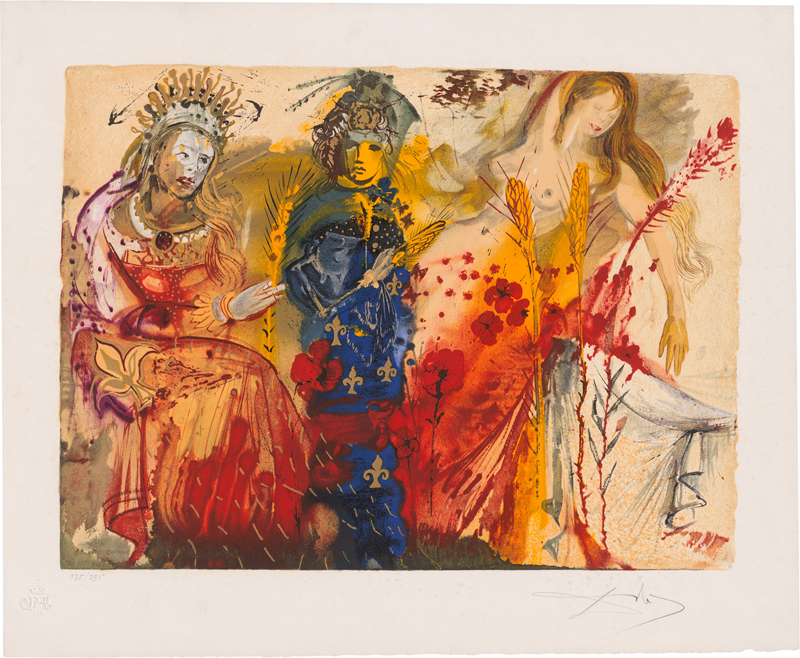 Lot 7040, Auction  118, Dalí, Salvador, Die vier Jahreszeiten