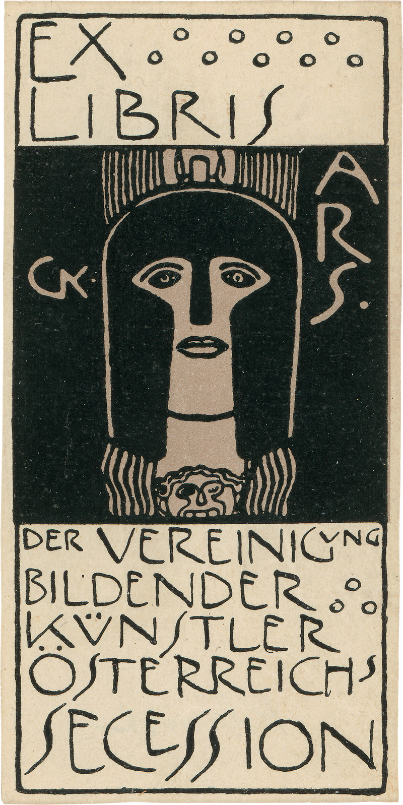 Lot 8004, Auction  118, Klimt, Gustav, Ex libris der Vereinigung bildender Künstler Österreichs Secession