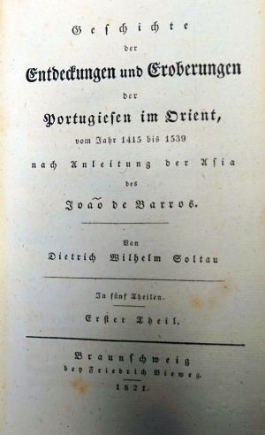 Lot 36, Auction  119, Barros, João de, Geschichte der Entdeckungen und Eroberungen der Portugiesen im Orient