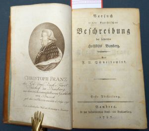 Lot 152, Auction  119, Schneidawind, Franz Adolph, Versuch einer statistischen Beschreibung des kaiserlichen Hochstifts Bamberg
