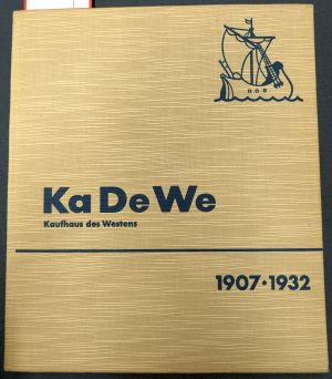 Lot 183, Auction  119, KaDeWe, Kaufhaus des Westens 1907-1932