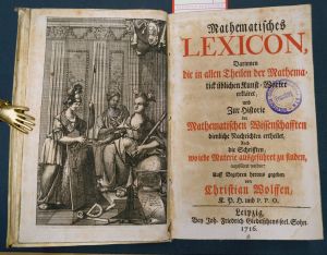 Lot 333, Auction  119, Wolff, Christian, Mathematisches Lexicon