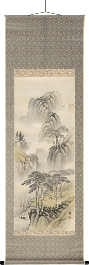 Lot 394, Auction  119, Jian, Wang, Chinesisches Rollbild im Stil des Künstlers Wang Niang