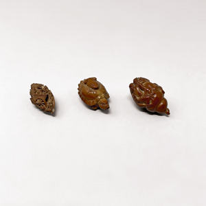 Lot 410, Auction  119, Netsuke, 3 japanische Schnitzkunst-Figürchen