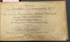 Lot 471, Auction  119, Methfessel, Albert, Allgemeines Commers- und Liederbuch