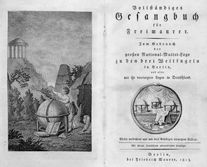 Lot 474, Auction  119, Vollständiges Gesangbuch, für Freimaurer, 5. Auflage