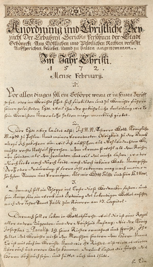 Lot 519, Auction  119, Culmisches Recht, Christiani Dancky [16]35". Fragment. Deutsche Handschrift in brauner Tinte von verschiedenen Händen 