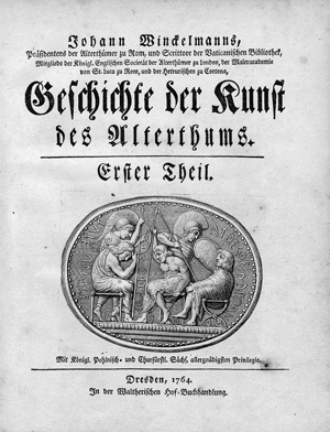 Lot 1135, Auction  119, Winckelmann, Johann Joachim, Geschichte der Kunst des Altertums