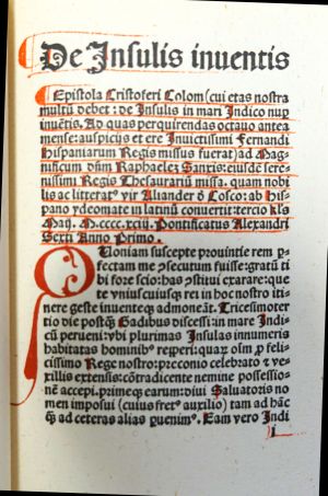 Lot 1527, Auction  119, Kolumbusbrief, Epistola de insulis nuper inventis