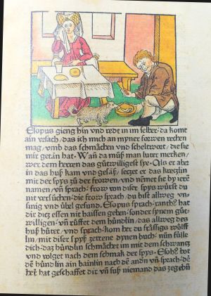 Lot 1598, Auction  119, Der Ulmer Aesop, Der, Aesops Leben und Fabeln
