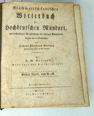 Los 2007 - Adelung, Johann Christoph - Grammatisch-kritisches Wörterbuch - 3 - thumb