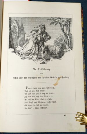 Lot 2043, Auction  119, Deutsches Balladenbuch, Mit zahlreichen Textholzschnitten