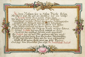 Lot 2509, Auction  119, Album Amicorum, des Kupferstechers Herz in Augsburg