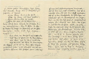 Lot 2534, Auction  119, Rilke, Rainer Maria, Brief 1913 an Reinhard Sorge