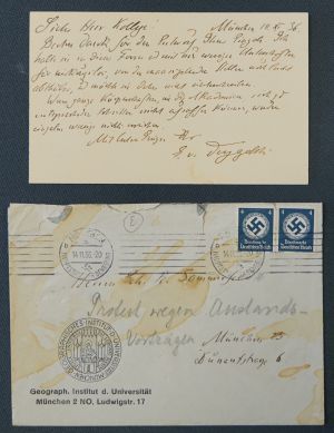 Lot 2550, Auction  119, Drygalski, Erich von, Briefkarte
