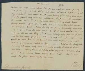Lot 2571, Auction  119, Schleiermacher, Friedrich, Brief an seine Schwester