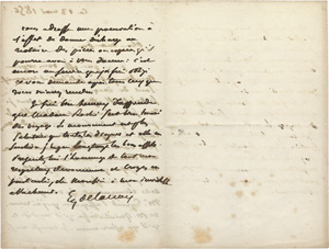 Lot 2610, Auction  119, Delacroix, Eugène, Brief 1856