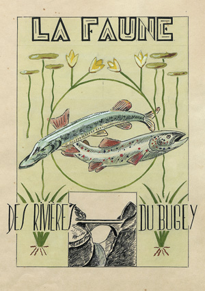 Lot 2822, Auction  119, Joly, H. und Bugey,  La faune des rivières du Bugey. Französische Handschrift auf Papier.
