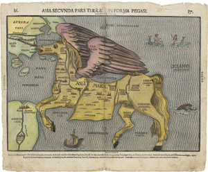 Lot 2847, Auction  119, Bünting, Heinrich, Asia secunda pars terrae in forma Pegasi